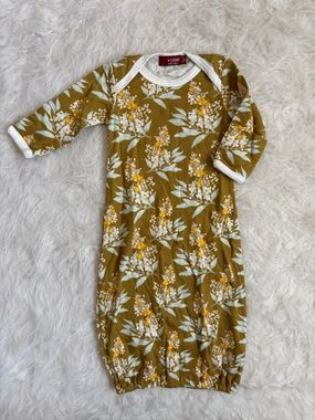 Milkbarn Organic Cotton Boho Florals Baby Sleep Gown